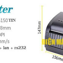 Máy in mã vạch Gprinter GP-3150TIN [USB + LAN + RS232]
