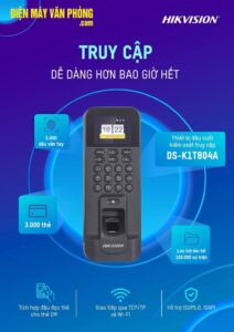 Máy chấm công HIKVISION DS-K1T804AMF